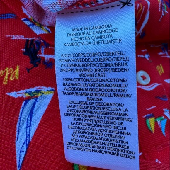 Polo Ralph Lauren Big Boys Sailboat Mesh Polo Shirt Red – Size 5 NWT - Picture 13 of 17